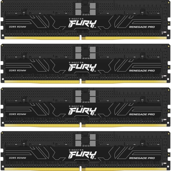 128GB(4x32) Kingston HyperX FURY Renegade Pro DDR5-5600 RAM CL36 ECC Reg RDIMM memory