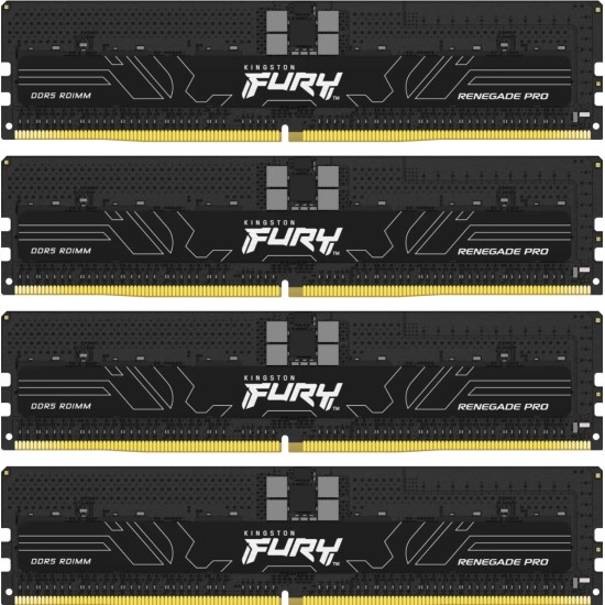 128GB(4x32) Kingston HyperX FURY Renegade Pro DDR5-6000 RAM CL32 ECC Reg RDIMM memory