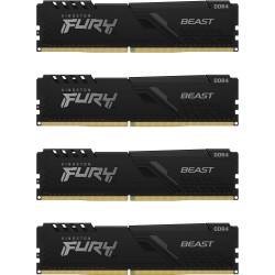 128GB (4x32GB) KINGSTON HyperX FURY Beast DDR4-3600 CL18 RAM Gaming memory Kit