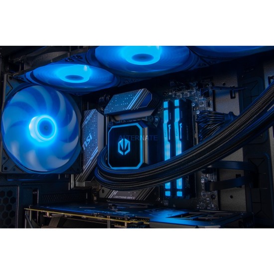 ALTERNATE Custom PC Series • Blue Hero Elements Gaming-PC