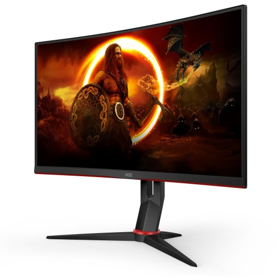 AOC GAMING CQ27G2S/BK, Gaming-Monitor