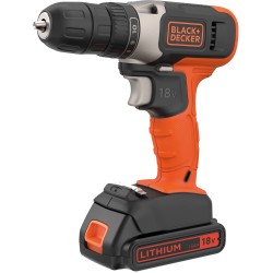 BLACK+DECKER Akku-Bohrschrauber BCD001C1, 18Volt