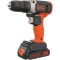 BLACK+DECKER Akku-Bohrschrauber BCD001C1, 18Volt