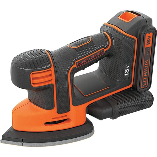 BLACK+DECKER Akku-Dreieckschleifer Mouse BDCDS18, 18Volt, Deltaschleifer