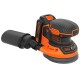 BLACK+DECKER Akku-Exzenterschleifer BDCROS18-QW, 18Volt