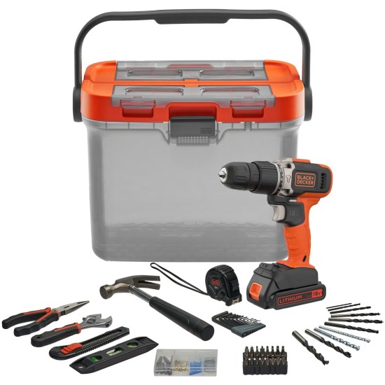 BLACK+DECKER Akku-Schlagbohrschrauber BCKSB02, 18Volt