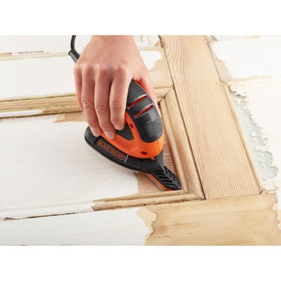 BLACK+DECKER Kompakt-Mouse BEW230-QS, Deltaschleifer