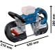 Bosch Akku-Bandsäge GCB 18V-127 Professional solo, 18Volt