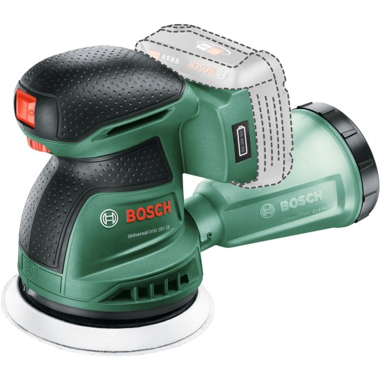 Bosch Akku-Exzenterschleifer UniversalOrbit 18V-20, 18Volt