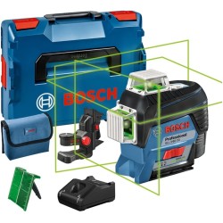 Bosch Akku-Linienlaser GLL 3-80 CG Professional, 12Volt, mit BM 1, Kreuzlinienlaser