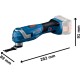 Bosch Akku-Multi-Cutter GOP 18V-34 Solo Professional, 18Volt, Multifunktions-Werkzeug