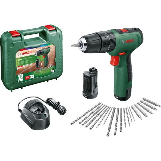 Bosch Akku-Schlagbohrschrauber EasyImpact 1200 + Bit- und Bohrer-Set