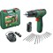 Bosch Akku-Schlagbohrschrauber EasyImpact 1200 + Bit- und Bohrer-Set