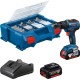 Bosch Akku-Schlagbohrschrauber GSB 18V-55 Professional, 18Volt + Zubehör