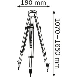 Bosch Baustativ BT 170 HD Professional