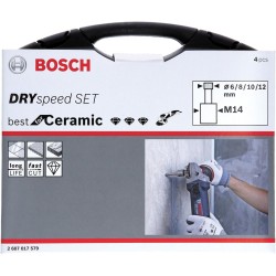 Bosch Diamant-Trockenbohrer-Satz Dry Speed, Ø 6 - 12mm