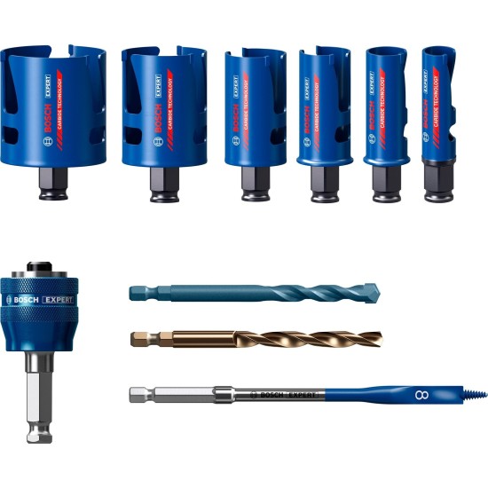 Bosch Expert Lochsägen-Set 'Construction Material', Ø 20-64mm, 10-teilig