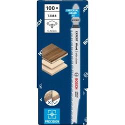 Bosch Expert Stichsägeblatt T 308 B 'Wood 2-side clean'