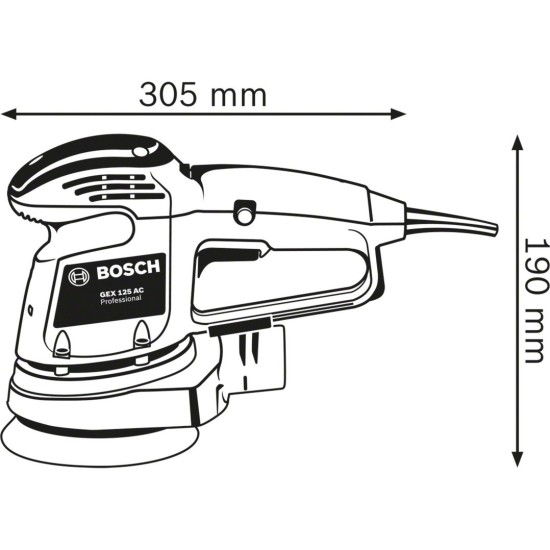 Bosch Exzenterschleifer GEX 34-125 Professional