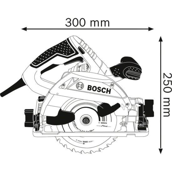 Bosch Handkreissäge GKS 55+ GCE Professional