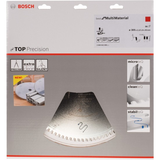 Bosch Kreissägeblatt Best for Multi Material, Ø 305mm, 96Z