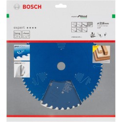 Bosch Kreissägeblatt Expert for Wood, Ø 216mm, 40Z