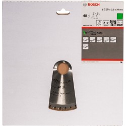 Bosch Kreissägeblatt Optiline Wood, Ø 210mm, 48Z