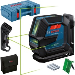 Bosch Linienlaser GLL 2-15 G Professional, mit Halterung, Kreuzlinienlaser