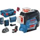 Bosch Linienlaser GLL 3-80 C Professional, Laser-Empfänger LR 7, L-BOXX, Kreuzlinienlaser