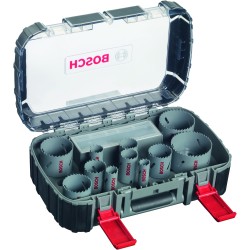 Bosch Lochsägen-Set HSS-Bimetall Universal, Ø 20-76mm, 17-teilig