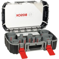 Bosch Lochsägen-Set HSS-Bimetall Universal, Ø 20-76mm, 17-teilig