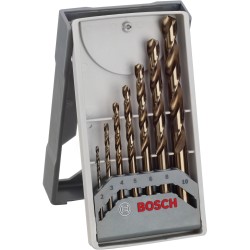 Bosch Mini X-Line Metallbohrer-Set HSS-Co, 7-teilig, Bohrer-Satz