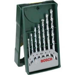 Bosch Mini X-Line Steinbohrer-Satz, 7-teilig