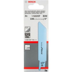 Bosch Säbelsägeblatt S 522 EF Flexible for Metal, 2 Stück