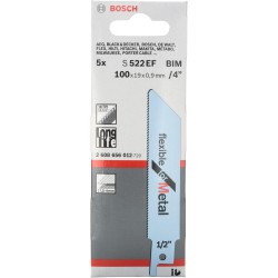 Bosch Säbelsägeblatt S 522 EF Flexible for Metal, 5 Stück