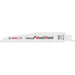 Bosch Säbelsägeblatt S 610 DF Heavy for Wood and Metal, 5 Stück