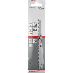 Bosch Säbelsägeblatt S 644 D Top for Wood, 5 Stück