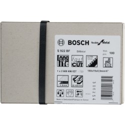 Bosch Säbelsägeblatt S 922 BF Flexible for Metal, 100 Stück