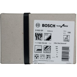 Bosch Säbelsägeblatt S 922 EF Flexible for Metal, 100 Stück