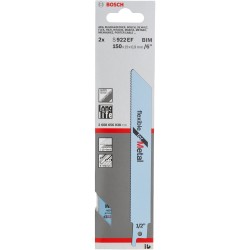 Bosch Säbelsägeblatt S 922 EF Flexible for Metal, 2 Stück