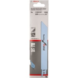 Bosch Säbelsägeblatt S 922 EF Flexible for Metal, 5 Stück