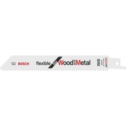 Bosch Säbelsägeblatt S 922 HF Flexible for Wood and Metal, 2 Stück