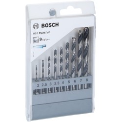 Bosch Spiralbohrer-Satz HSS PointTeQ Hex, Ø 2mm-8mm