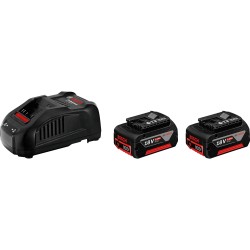 Bosch Starter-Set 18V (2x GBA 18V 5.0Ah + GAL 1880 CV Professional), Ladegerät