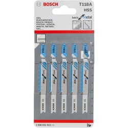 Bosch Stichsägeblatt T 118 A Basic for Metal, 92mm