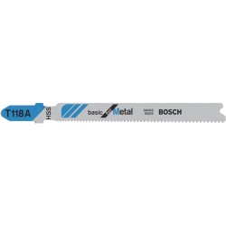 Bosch Stichsägeblatt T 118 A Basic for Metal, 92mm