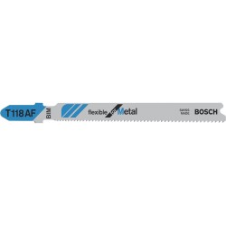 Bosch Stichsägeblatt T 118 AF Flexible for Metal, 92mm