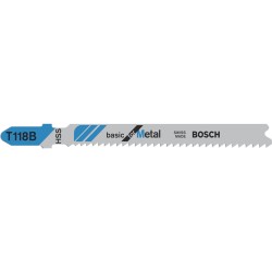 Bosch Stichsägeblatt T 118 B Basic for Metal, 92mm