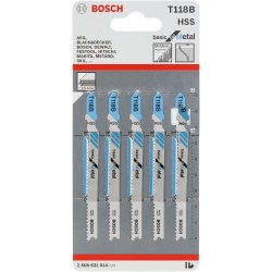 Bosch Stichsägeblatt T 118 B Basic for Metal, 92mm