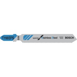 Bosch Stichsägeblatt T 118 EFS Basic for Inox, 83mm